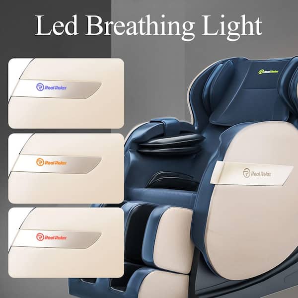 Real Relax Favor 03 Plus Khaki Color Full Zero Gravity Shiatsu Recliner With Bluetooth And Led Massage Chair B00303k1 B00303k2 Real Relax Favor 03 Plus Khaki Color, Deluxe Massage Chair Favor 03