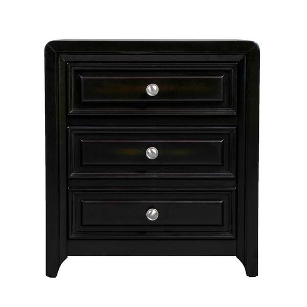 Furniture of America Tucson 3Drawer Espresso Nightstand IDF7058N