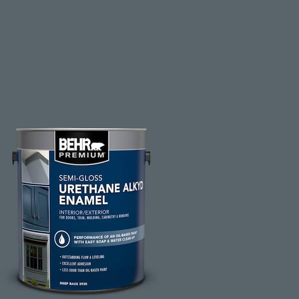 1 gal. #N490-6 Calligraphy Urethane Alkyd Semi-Gloss Enamel Interior/Exterior Paint