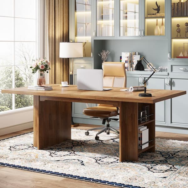 TRIBESIGNS WAY TO ORIGIN Halseey 63 in. Rectangular Light Brown