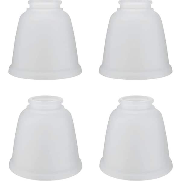 2-1/8 in. Fitter x Dia 4-5/8 in. x 4-5/8 in. H, 4PK - Lighting Accessory - Replacement Glass - Frosted