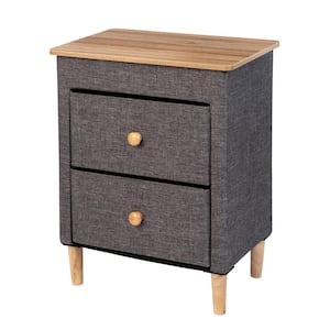 24.4 in. H x 18.9 in. W Gray Wood Drawer