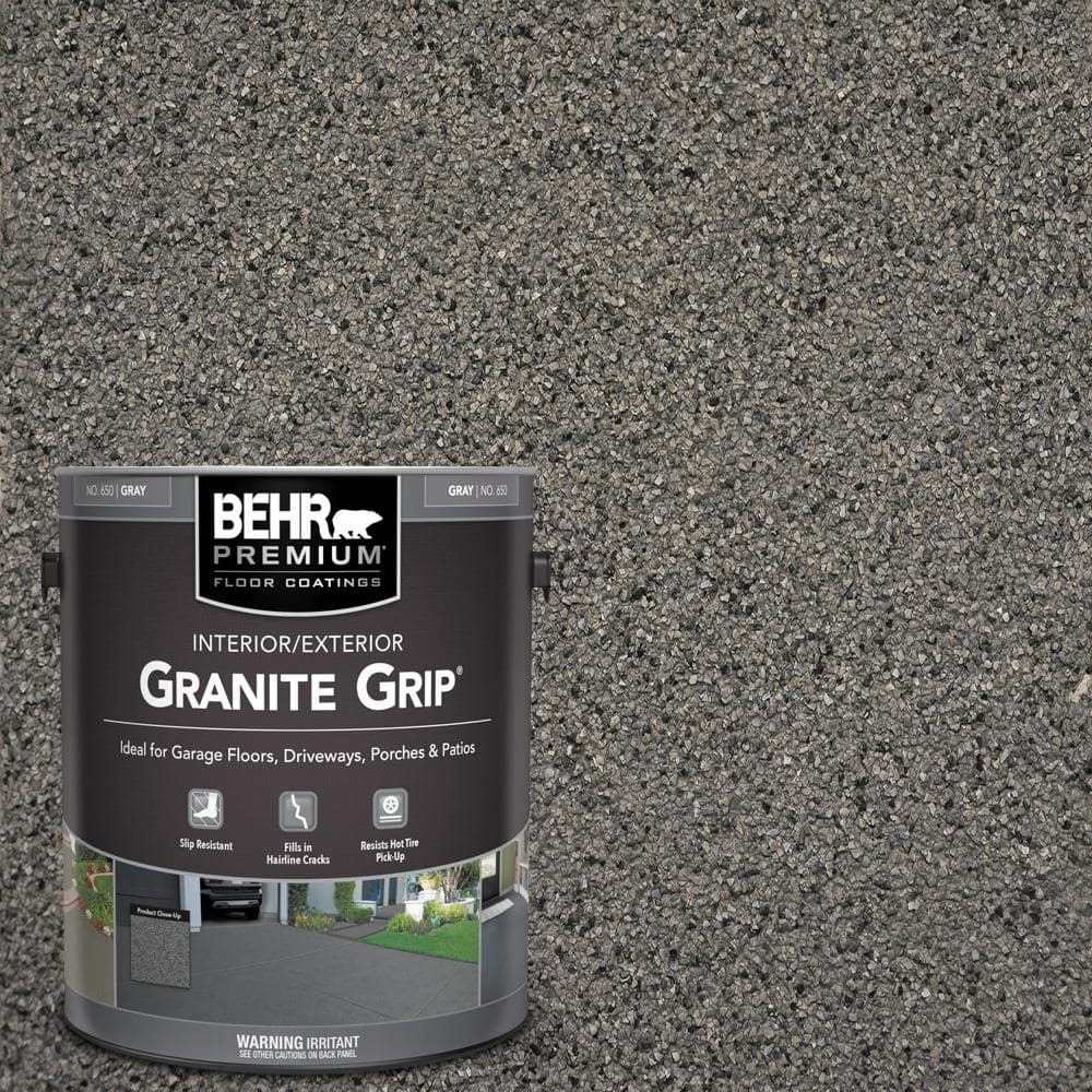 BEHR PREMIUM 1 gal. Olive Mission - Coating The Flat Concrete #GG-18 Decorative Depot Floor 65001 Home Interior/Exterior