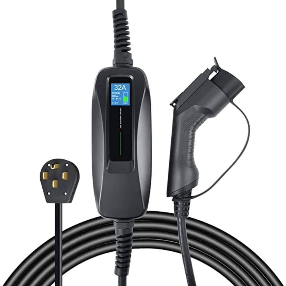 LECTRON 240-Volt 32 Amp Level 2 EV Charger with 18 ft