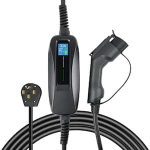 240-Volt 32 Amp Level 2 EV Charger with 18 ft. Extension Cord J1772 Cable and NEMA 14-50 Plug Electric Vehicle Charger