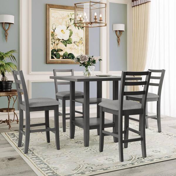 5 piece storage dining set