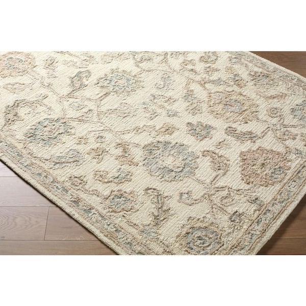 Arnold AOD-2301 6 ft. x 9 ft. White Handmade, Area Rug