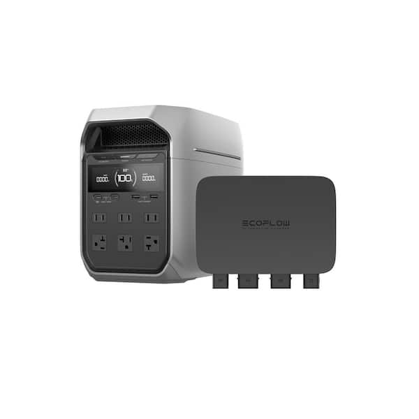 EcoFlow 1024-Watt DELTA 3 Plus with 800W Alternator Charger, 1800-Watt Output, LFP Power Station, Home Backup, Camping