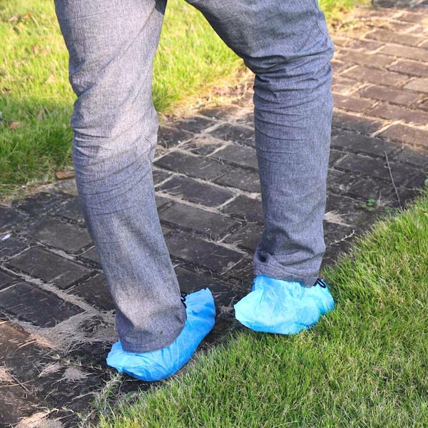 Blue Shoe Guys Premium Reusable Boot & Shoe Covers : Waterproof
