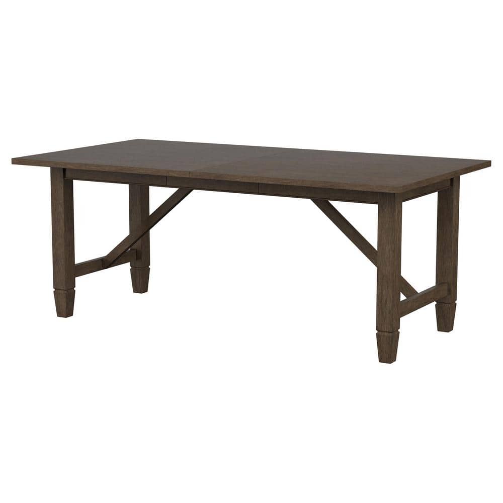 Matisse Rectangular Extendable Brown Mahogany Dining Table
