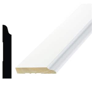 WM 662 9/16 in. x 3-1/2 in. x 96 in. Wood Primed Finger-Jointed Base Moulding