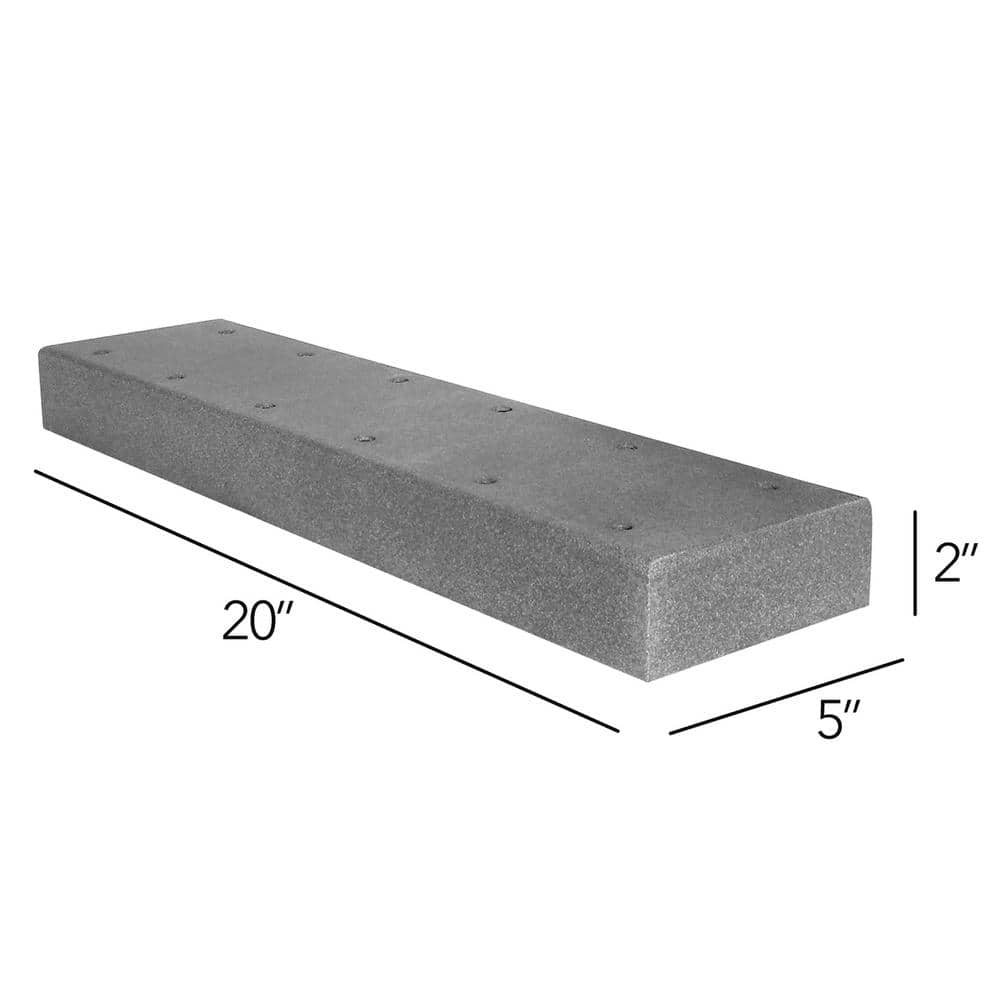 Extra Large Black and Granite Locking Post Mount Mailbox
