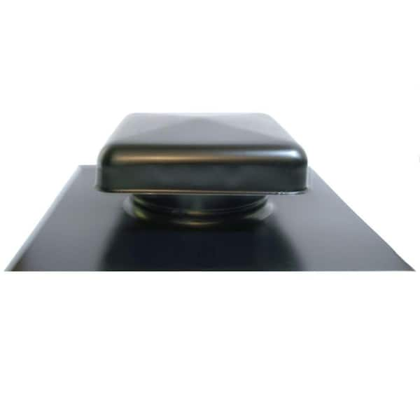 Gibraltar Building Products Galvanized Steel Roof Vent 38 sq. in. Net Free Area in Black