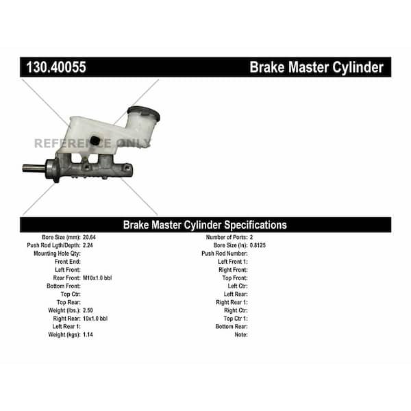 Centric Parts Brake Master Cylinder 2003-2007 Honda Accord 2.4L