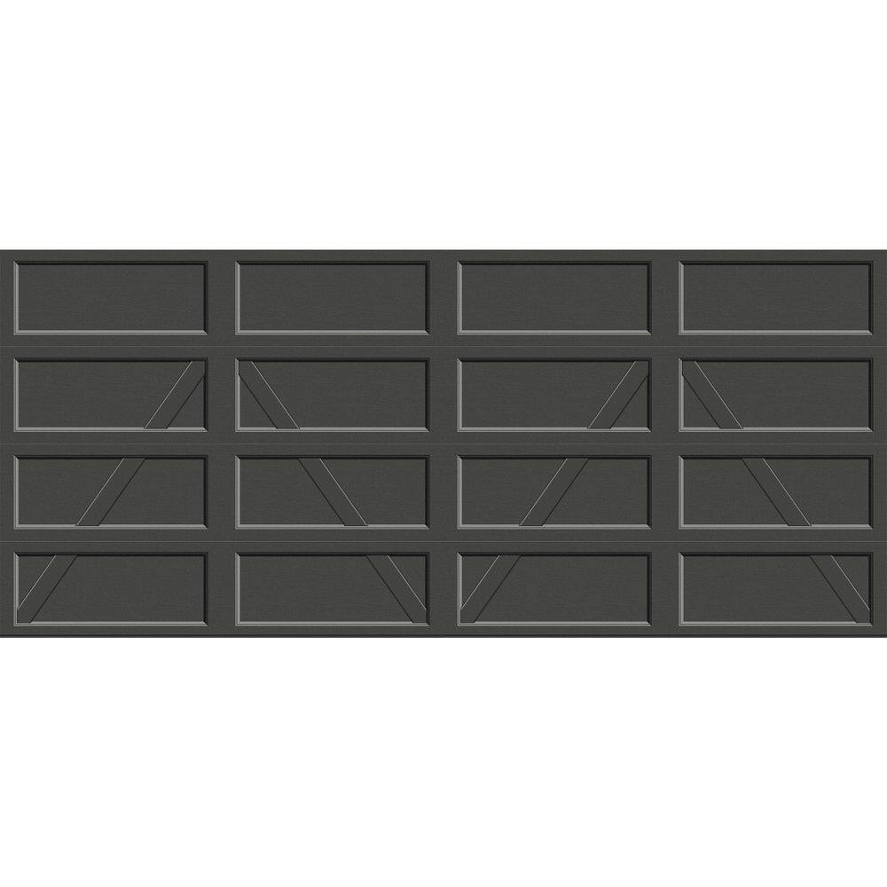 Bridgeport Steel Design A 16 ft. x 7 ft. Insulated 18.4 R-Value Iron Ore Garage Door without Windows price history on PriceWatchPro