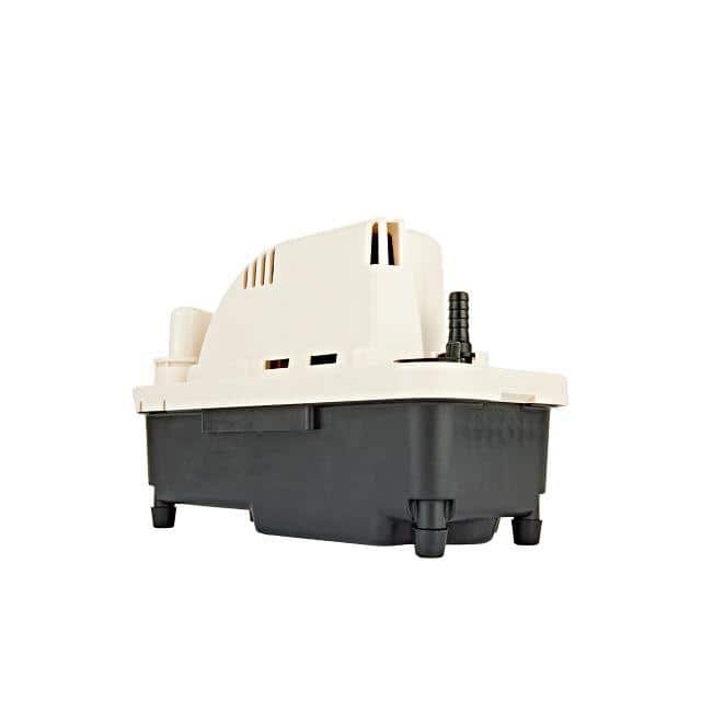 Compact Off-White and Black ABS Condensate Pump