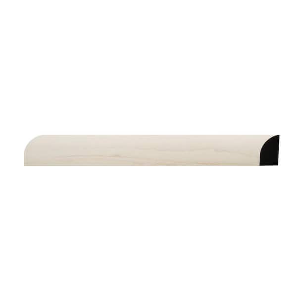 WM129 0.44 in. D x 0.69 in. W x 6 in. L Wood (Maple) Baseboard Moulding Sample