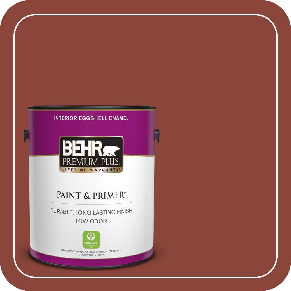 1 gal. #ECC-46-3 Red Hawk Eggshell Enamel Low Odor Interior Paint & Primer price history on PriceWatchPro