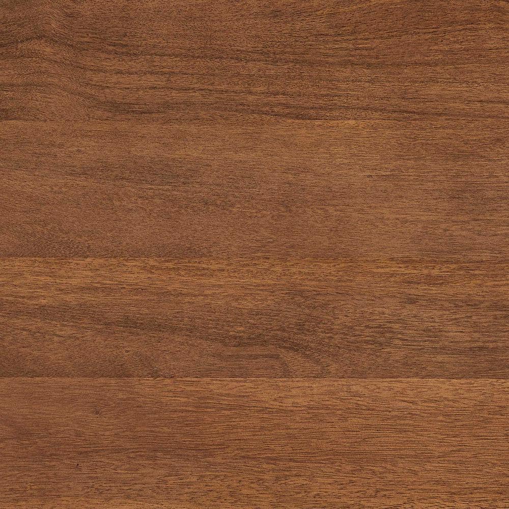 Walnut Rectangular Solid Mango Wood Coffee Table with Adjustable Foot Pads