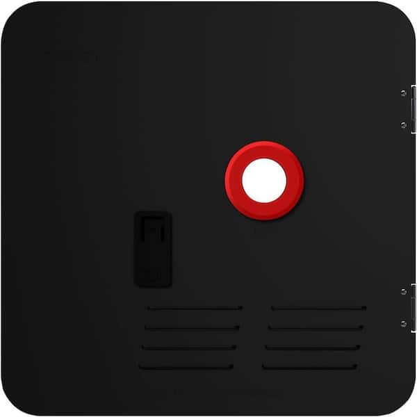 InstaShower Series RV Water Heater Door Kit 18x18 in. Black Color