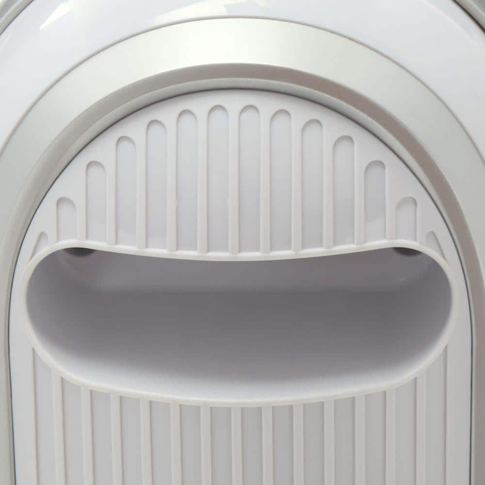 White and Silver Remote Controlled Oscillating Tower Fan