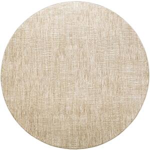 Masterpiece Medium Brown Modern 8 ft. Round ft. Indoor Area Rug