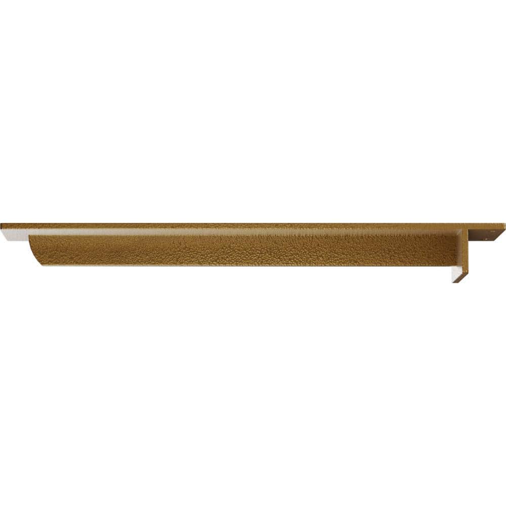 Hammered Gold 20'' Steel Hidden Support Bracket