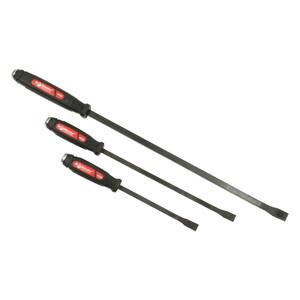 Mayhew Tools® 14064 - Dominator™ 4-piece 8" To 36" Straight End Strike Cap Screwdriver Handle Pry Bar Set Mpn 14064