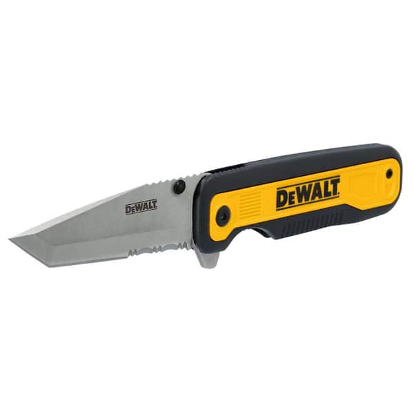 DEWALT Push and Flip Folding Lock-Back Utility Knife and 3.3 in