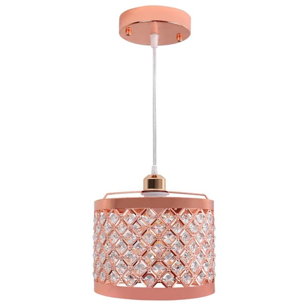 rose gold bedroom light fitting