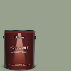 1 gal. #N390-4 Bitter Sage One-Coat Hide Matte Interior Paint & Primer