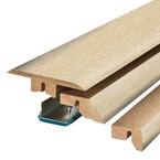Sunbaked Sand Oak 0.75 in. Thick x 2.37 in. Wide x 78.75 in. Length Laminate 4-in-1 Molding