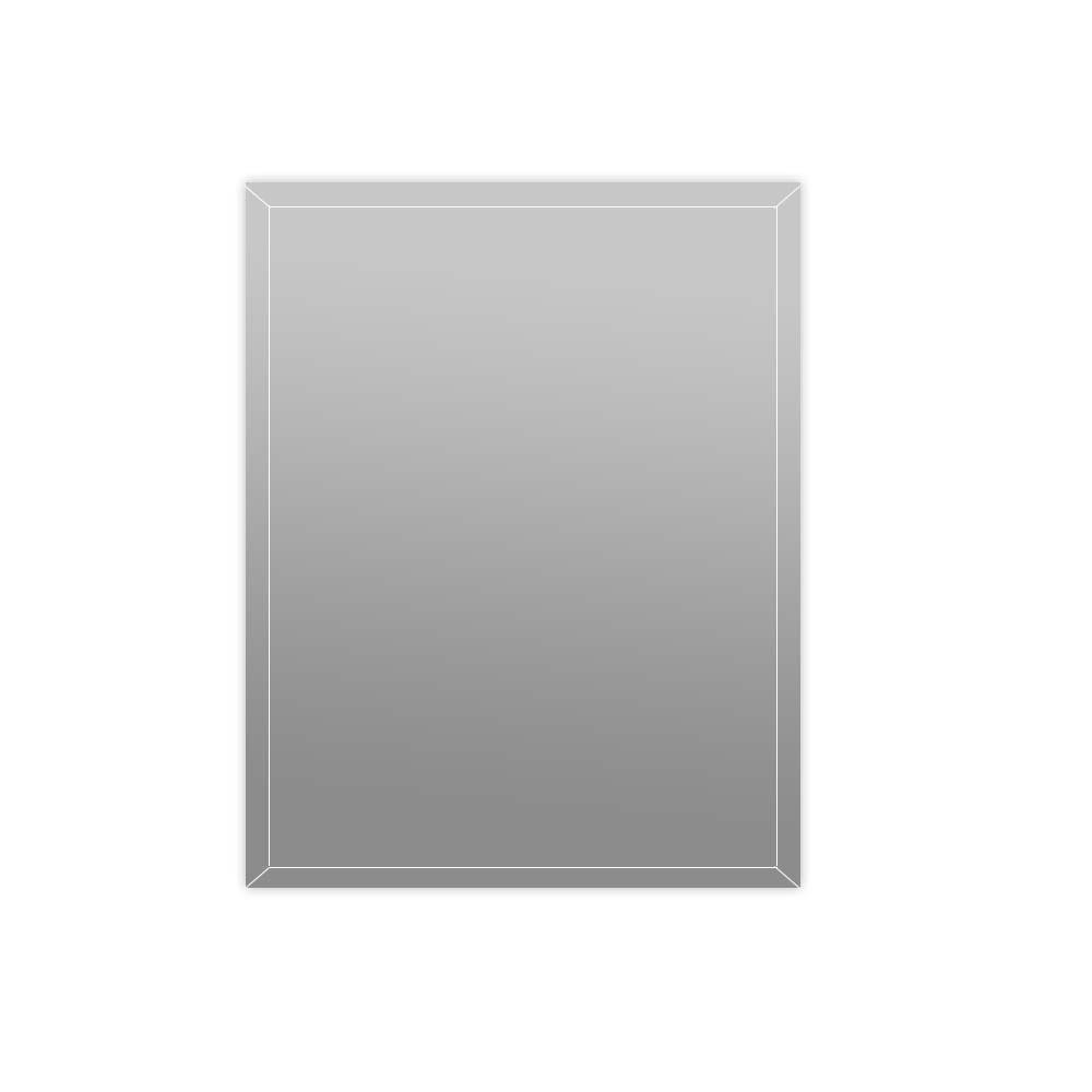 Silver 24 in. W x 30 in. Led Modern Rectangle Wall Mirror with Smart Touch 