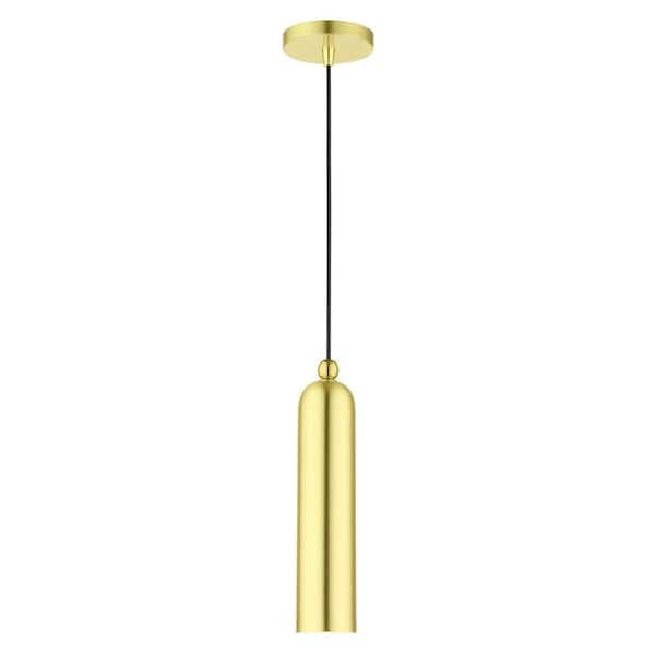 AVIANCE LIGHTING Belhaven-1 Light Satin Brass Pendant