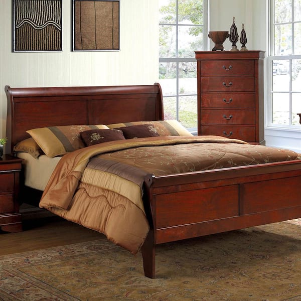 Furniture of America Louis Philippe CM7966CH-EK-BED King Bed