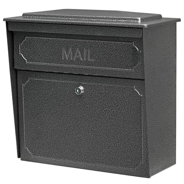 Mail Boss Townhouse Locking Wall-Mount Mailbox with High Security Reinforced Patented Locking System, Galaxy