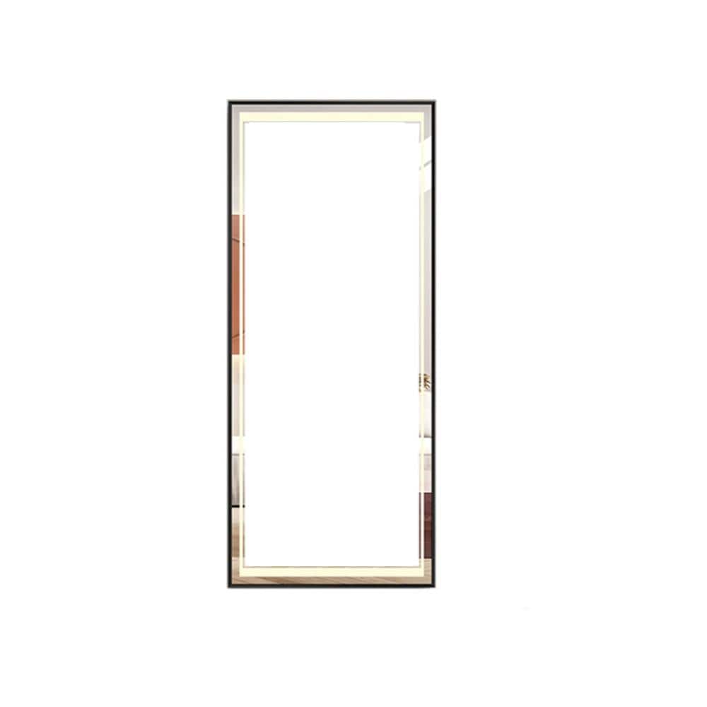 24 in. W x 65 in. H Rectangle Aluminum Frame Wall Mount Bathroom Vanity Mir