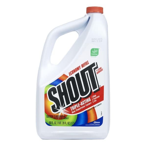 Shout 60 oz. Triple-Acting Laundry Stain Remover Refill (6-Pack)