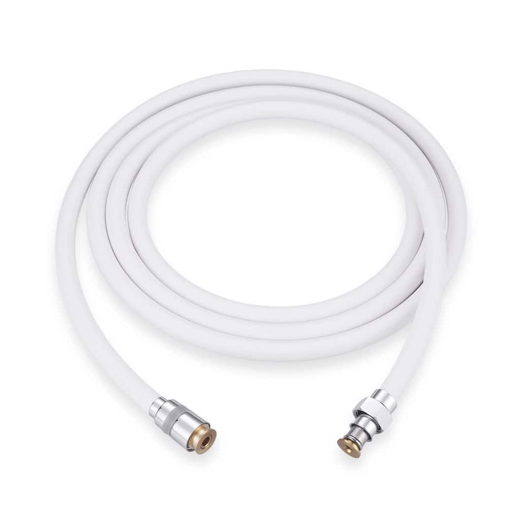 120 in. Flexible Shower Hose for Handheld Showerheads with Anti-Kink PVC Construction in White price history on PriceWatchPro