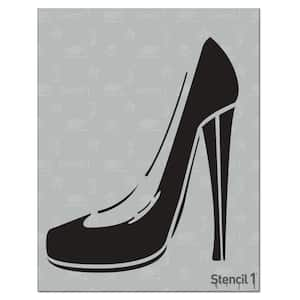 Vampy Heels Stencil