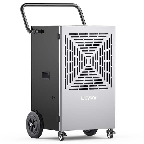 216 pt. 8000 sq. ft. Bucketless Commercial Industrial Dehumidifier in Black with Pump for Basements, Warehouses, Gyms