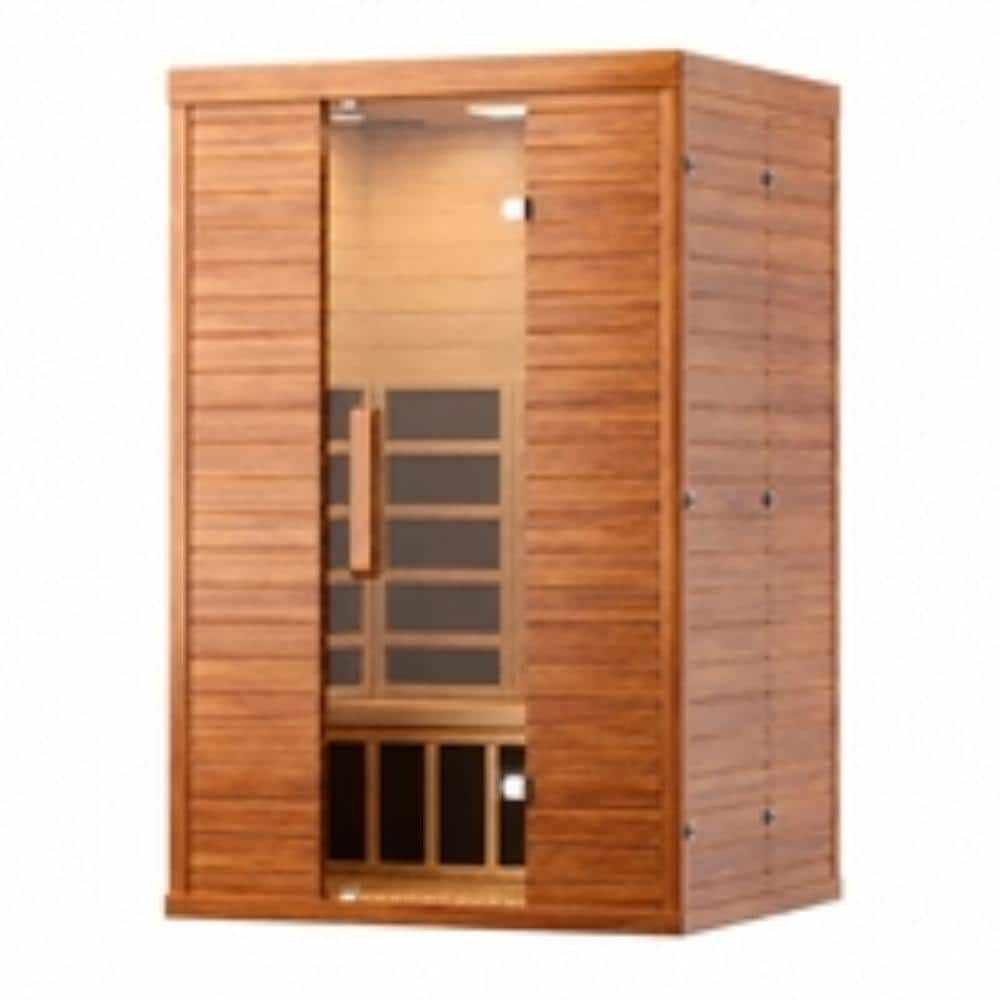 2-Person Indoor Infrared Sauna with Side Glass Panel, 1500W Heater, WiFi and Bluetooth App Control price history on PriceWatchPro