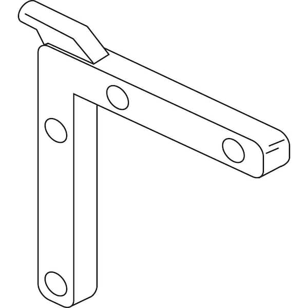 0.160 in. x 0.185 in. Nylon Tilt Key in White (20-Pack)