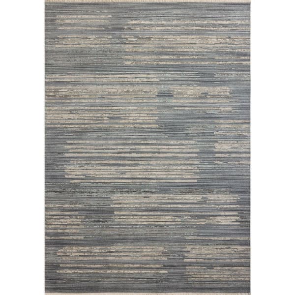 Wade Ocean/Sand 11 ft. 6 in. x 15 ft. 7 in. Contemporary Area Rug