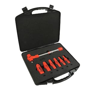 1000-Volt Insulated 1/2 in. Drive Torque Wrench Set (7-Piece)