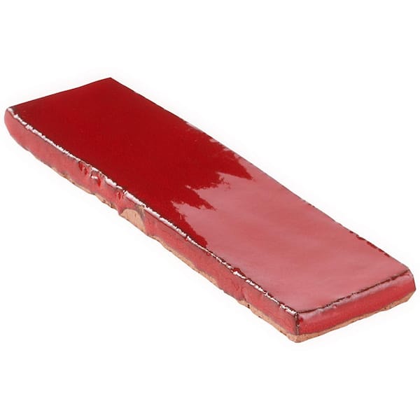 Ivy Hill Tile Orion Red 2 in. x 8 in. Handmade Glazed Ceramic Wall
