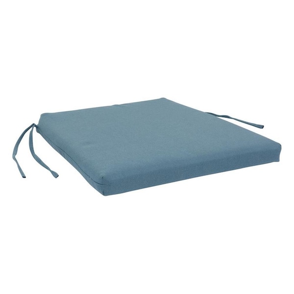 22 in. L Olefin Patio Rocking Chair Cushion Indoor/Outdoor, Blue Gray