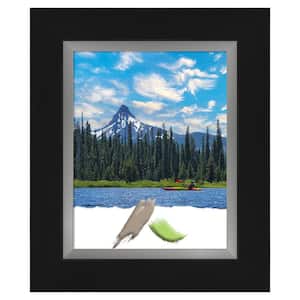 Eva Black Silver Picture Frame Opening Size 11 x 14 in.