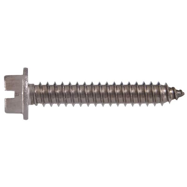 Hillman #10 1/2 in. Slotted Hex-Head Sheet Metal Screws (20-Pack)