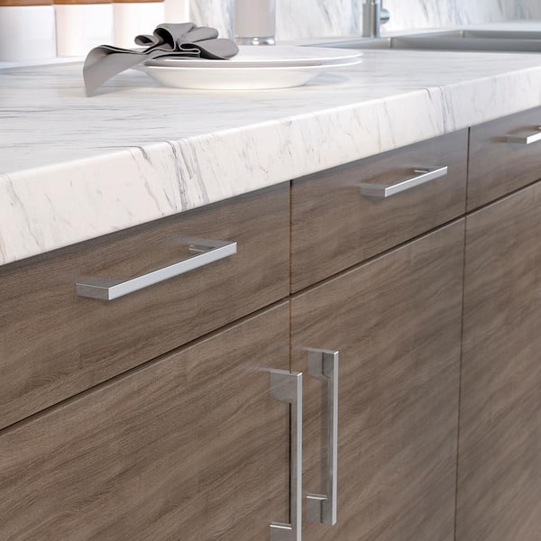 Armadale Collection 5-1/16 in. (128 mm) Modern Chrome Rectangular Cabinet Bar Pull